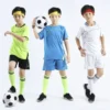 Adult Children Football Jerseys Men Boys Girls Student Soccer Sets Short Sports Kid Uniforms Fitness Socks Tracksuit Suits 02 - Image 4