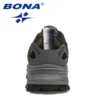 BONA 2023 New Designers Action Leather Mesh Jogging Shoes Men Breathable Running Shoes Walking Sports Sneakers Athletic Trainers - Image 2