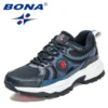 BONA 2023 New Designers Action Leather Mesh Jogging Shoes Men Breathable Running Shoes Walking Sports Sneakers Athletic Trainers - Image 6