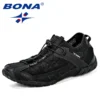 BONA 2023 New Popular Style Men Running Shoes Lace Up Athletic Shoes Outdoor Walkng jogging Sneakers Comfortable Mesh shoes - Image 3