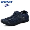 BONA 2023 New Popular Style Men Running Shoes Lace Up Athletic Shoes Outdoor Walkng jogging Sneakers Comfortable Mesh shoes - Image 4