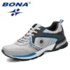 BONA Running Shoes Men Fashion Outdoor Light Breathable Sneakers Man Lace-Up Sports Walking Jogging Shoes Man Comfortable - Image 2