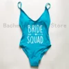 BRIDE SQUAD Love Print One Piece Swimsuit Women Swimwear Sexy Bodysuit Plus size Beachwear Wedding Bachelorette Party bikini New - Image 5