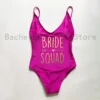 BRIDE SQUAD Love Print One Piece Swimsuit Women Swimwear Sexy Bodysuit Plus size Beachwear Wedding Bachelorette Party bikini New - Image 6