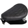 Black Leather Driver Driver Solo Seat For Sportster 883 1990-2013 Saddle Suitable Cruiser Bobber Chopper Custom - Image 2