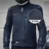 Blue Breathable Motorcycle Supplies Wear-resistant Motorcycle Jacket Anti-fall Motocross Clothing Reflective Men's Biker Jacket - Image 3