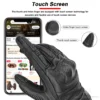 Brown Vintage Leather Motorcycle Gloves Men CE Certification Motorbike Riding Touch Screen Motocross Moto Racing Biker Glove XXL - Image 4