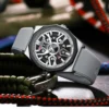 CURREN Fashion Design Wristwatches for Men's Casual Silicone Straps Quartz Auto Date Watch with Luminous Hands 8437 - Image 2