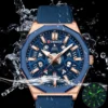 CURREN Fashion Design Wristwatches for Men's Casual Silicone Straps Quartz Auto Date Watch with Luminous Hands 8437 - Image 5