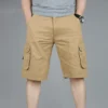 Cargo Shorts Men Summer Casual Mulit-Pocket Shorts 2024 Men Joggers Shorts Trousers Men Breathable Big Tall 42 44 46 Large Size - Image 2