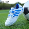 Children's Hook Loop Fastener Football Shoes Outdoor Grass Training Football Shoes Professional Anti Slip Lightweight Sneaker - Image 2