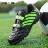 Children's Hook Loop Fastener Football Shoes Outdoor Grass Training Football Shoes Professional Anti Slip Lightweight Sneaker - Image 4