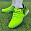 Children's Leather Breathable TF Football Shoes Students Outdoor Anti slip and Wear resistant Sneaker Fashion Trendy Footwear - Image 5