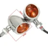 Chrome Retro Turn Signals For Suzuki Intruder Volusia VS 700 750 800 1400 1500 - Image 6