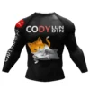 Cody Lundin Men Training Workout Shirt Skin Sport Muay Thai Shirt Long Sleeve Fitness Gym Top Running Football & Bjj Rash Guard - Image 5