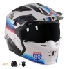 Combination Modular Full Face Open Face Motorcycle Helmet Retro Casco Motocross Detachable Mouth Helmet Capacete Free Glove - Image 2