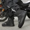 Cowhide Motorcycle Riders Shoes Men Anti-slip Breathable Motos Leather Protective Boots Outdoor Hiking Bicycle Cycling Shoes - Image 3