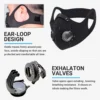 Cycling Mask Activated Carbon Anti-Pollution Masks Breathing Valve Protective Cycling Mask With Filter Windproof Dust Mask - Image 3