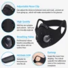 Cycling Mask Activated Carbon Anti-Pollution Masks Breathing Valve Protective Cycling Mask With Filter Windproof Dust Mask - Image 4