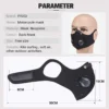 Cycling Mask Activated Carbon Anti-Pollution Masks Breathing Valve Protective Cycling Mask With Filter Windproof Dust Mask - Image 6