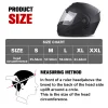 DOT Certification Uchoose Motorcycle Helmet Double Lens Cross Section Helmet Safety Modular Flip Helm Unisex Helmet With Visor - Image 3