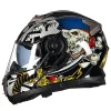 DOT ECE Double Lens Motorcycle Helmet Motorbike Motocross Flip Up Helmet Riding Full Face Crash Scooter ABS Shell Casco Vespa - Image 2