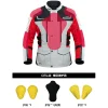 DUHAN Heated Motorcycle Jacket Waterproof Heating Jacket Men USB Infrared Moto Electric Thermal Jacket With 5 Protector - Image 2