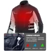 DUHAN Heated Motorcycle Jacket Waterproof Heating Jacket Men USB Infrared Moto Electric Thermal Jacket With 5 Protector - Image 5