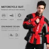 DUHAN Red Motorcycle Jacket Men Motorcycle Pants Moto Suit Touring Clothing Protective Gear Set With Removeable Linner - Image 4