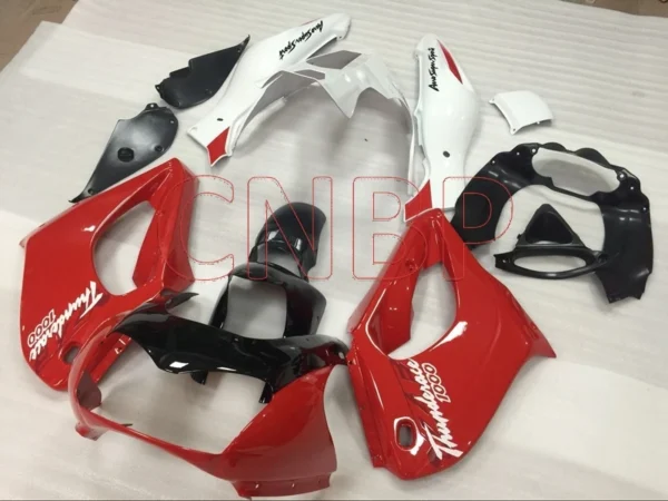 Fairing Kits YZF 1000R 1997 - 2007 Red White Body Kits for YAMAHA YZF1000R 96 97 Fairing Thunderace 98 99