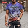 Fashion Hip Hop Rock Judas Priest Band 3D Printed T shirts For Men Casual Street Trend Short Sleeve T-shirt Large Size Clothing - Image 5