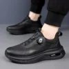 Fashion Luxury Thick Soled Black Rotating Button Men's Shoes Spring Autumn Designer Soft Sole Casual Outdoor Travel Men Sneakers - Image 5