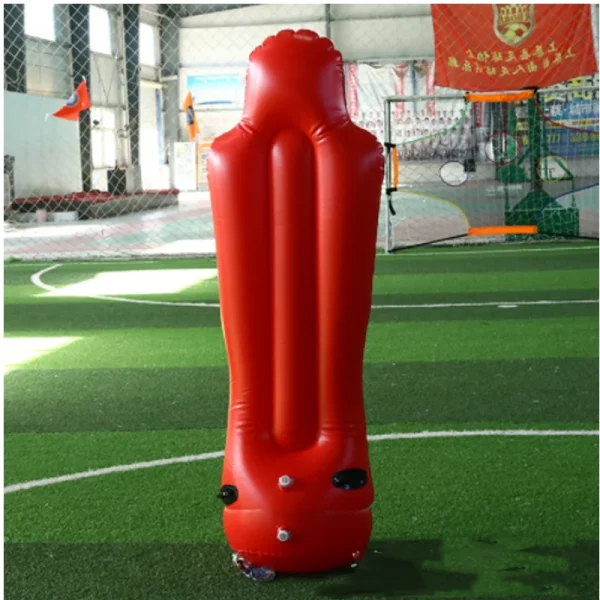 Football Inflatable human wall 180cm portable training partner dummy soccer agility speed training aid obstacle