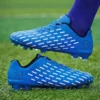 Football Shoes Men Kid Black Blue Male Professional Long Spikes Training Sneakers Outdoor Man Soccer Teenager Low Top Shoes - Image 6