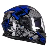 GXT Full Face Racing Motocross Helmets Winter Warm Double Visor Motorcycle Helmet Motorbike Sports Street Touring Riding Helmet - Image 2