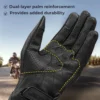 Goatskin Motorcycle Gloves Leather Motocross Glove Men Women Retro Biker Cycling Gloves Motorcyclist Protected for 4 Season - Image 2