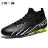 High Top Football Boots TF/AG Adult Youth Professional Training Football Shoes Fashionable Trendy Lightweight Anti Slip Sneaker - Image 3