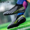 High Top Football Boots TF/AG Adult Youth Professional Training Football Shoes Fashionable Trendy Lightweight Anti Slip Sneaker - Image 5