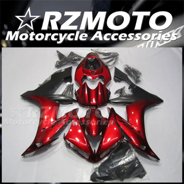 Injection Mold New ABS Motorcycle Fairings Kit Fit for YAMAHA YZF 1000 - R1 2004 2005 2006 04 05 06 Bodywork Set Cool Red