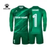 KELME Men Football Jerseys Goalkeeper Jersey Kid Long Sleeve Football Uniform Soccer Shorts Traning Sponge Protector 3801286 - Image 2