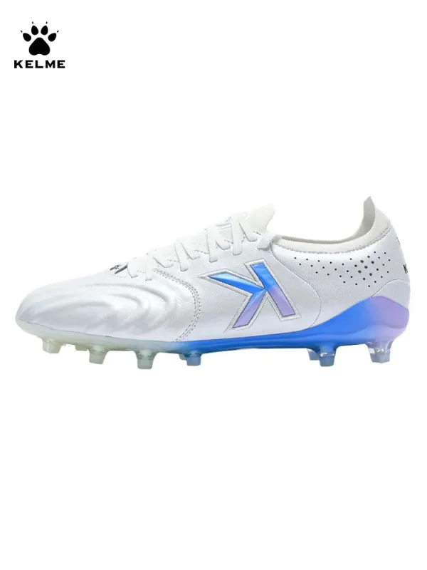 Kelme Football Shoes Men's Holy Grail 1.5 Kangaroo Leather Agfg Adult Game Mixed Nail Professional Training Soccer Shoes Grass