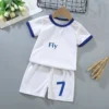 Kids Football Jersey Boy Soccer Jersey Set Polyester Soccer Breathable Football Uniform For Children girl Jersey shorts sets - Image 2