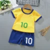 Kids Football Jersey Boy Soccer Jersey Set Polyester Soccer Breathable Football Uniform For Children girl Jersey shorts sets - Image 3