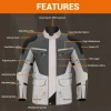 LYSCHY Motocross Jacket Waterproof Motorcycle Jacket man Moto Suit Motorbike Riding Jacket Wear-resistant Motorcycle Protection - Image 4