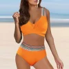 Ladies Sexy Bikini Backless High Waist Triangle Underwear Split Beach Swimsuit Women Swim Shorts And Tops Swimwear 2024 Trend - Image 4