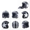 Lightweight Open Face Vintage Motorcycle Helmet Chopper Bobber Cafe Racer Retro Scooter Jet Open Helmets for Motorbike Cruiser - Image 3