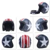 Lightweight Open Face Vintage Motorcycle Helmet Chopper Bobber Cafe Racer Retro Scooter Jet Open Helmets for Motorbike Cruiser - Image 5