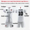 Long Sleeve T-shirts Shorts Soccer Jersey Suit for Men Personalized Custom Football Uniform Male Breathable Sports Clothing 2023 - Image 2