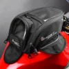 Magnetic Motorcycle Tail Bag Motorbike Backpack Motorcycle Helmet Backpack Luggage Moto Tank Bag Motorcycle Racing Bag Black - Image 6