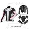 Men Jacket Motorcycle Waterproof Motorcycle Jacket Moto Motocross Jacket Motorbike Riding Clothing Protective Gear Chaqueta Moto - Image 4